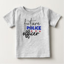 Buscar policía bebe camisetas Para niños