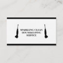 Buscar limpieza casera tarjetas de visita Servicio