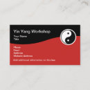 Buscar yin y yang tarjetas de visita Simple