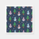 Buscar muñeco de nieve servilletas Snowman