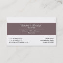 Buscar brezo tarjetas de visita Simple