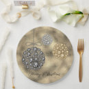 Buscar navidad papel platos Elegante