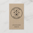 Buscar grano café de tarjetas de visita Clientes
