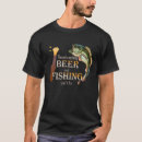 Buscar pesca y cerveza camisetas Pescador