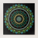 Buscar mandala verde puzzles 5 º zinja