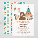 Buscar tribal invitaciones de cumpleaños Uno salvaje