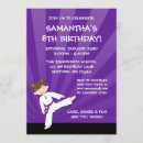 Buscar karate invitaciones de cumpleaños Taekwondo