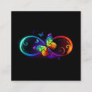 Buscar mariposa del arco iris tarjetas de visita Multicolor