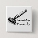 Buscar símbolo feminista chapas Botón