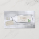 Buscar comida y vino tarjetas de visita Abastecimiento