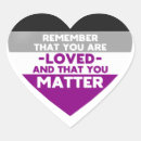 Buscar asexual pegatinas Corazón