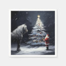 Buscar caballos hermosos servilletas Navidades