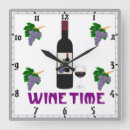 Buscar vino relojes de pared Para ella