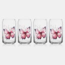 Buscar mariposa cerveza vasos Para ella