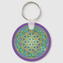Buscar geometría sagrada llaveros Flor de vida