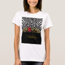 Buscar cebra blanca negra camisetas Para ella