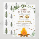 Buscar hoguera invitaciones S'mores fiesta