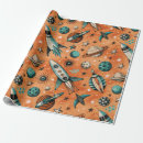 Buscar cohete papel de regalo Galaxia