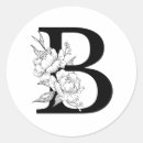 Buscar b inicial pegatinas Blanco