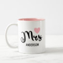 Buscar boda simple tazas Mrs
