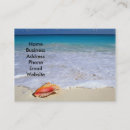 Buscar seashell tarjetas de visita Negocio