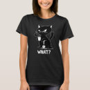 Buscar gato negro enojado camisetas Café