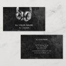 Buscar cantante tarjetas de visita Deejay