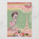 Buscar torre eiffel del vintage invitaciones Para ella
