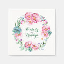 Buscar flores acuarela servilletas Vintage