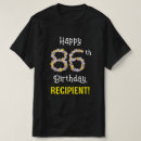 Buscar número 86 camisetas Ochenta y seis años