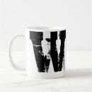 Buscar w inicial tazas Tipografía