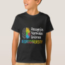 Buscar del autismo niño camisetas Neurodivergente