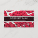 Buscar frambuesa tarjetas de visita Fruta