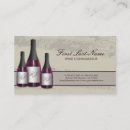 Buscar botella tarjetas de visita Uva
