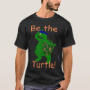 Buscar tortuga del dibujo animado camisetas Cómico