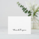 Buscar escritura elegante tarjetas Negro y blanco