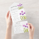 Buscar 3 tulipanes invitaciones Acuarela