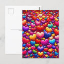 Buscar corazones coloridos postales Para todos