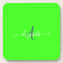 Buscar fluorescente posavasos Color