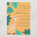 Buscar jirafas divertidas invitaciones Invitados