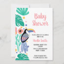 Buscar pájaro tropical invitaciones Rosa