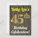Buscar 45th birthday invitaciones Para todos