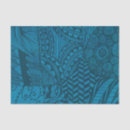 Buscar arte decorativo papel de seda Azul