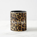 Buscar leopardo marrón tazas Animal