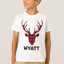 Buscar deer head camisetas Rojo