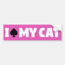 Buscar amo gatos pegatinas parachoque Amo mi gato