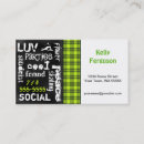 Buscar kelly tarjetas de visita Verde