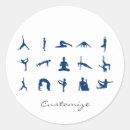 Buscar asanas pegatinas Yogini
