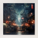 Buscar ciudad futurista puzzles Ciberpunk