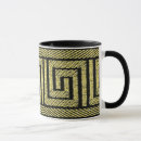 Buscar diseño griego tazas Negro